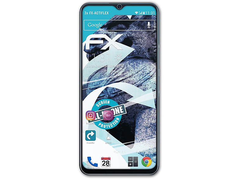 3x Y52 FX-ActiFleX 5G) ATFOLIX Vivo Displayschutz(für