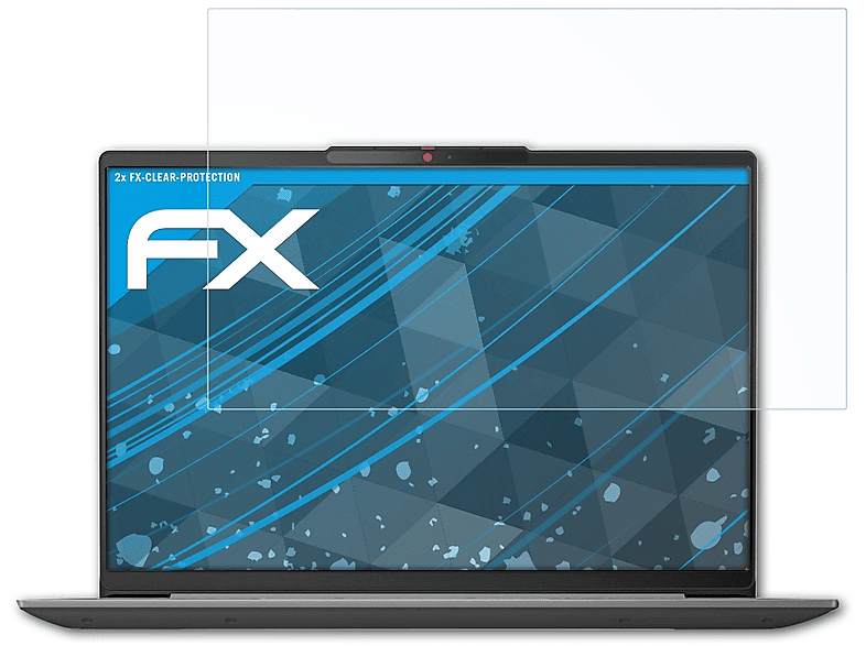 ATFOLIX 2x FX-Clear Displayschutz(für Lenovo IdeaPad Slim 5i Gen 8 (14 Inch))