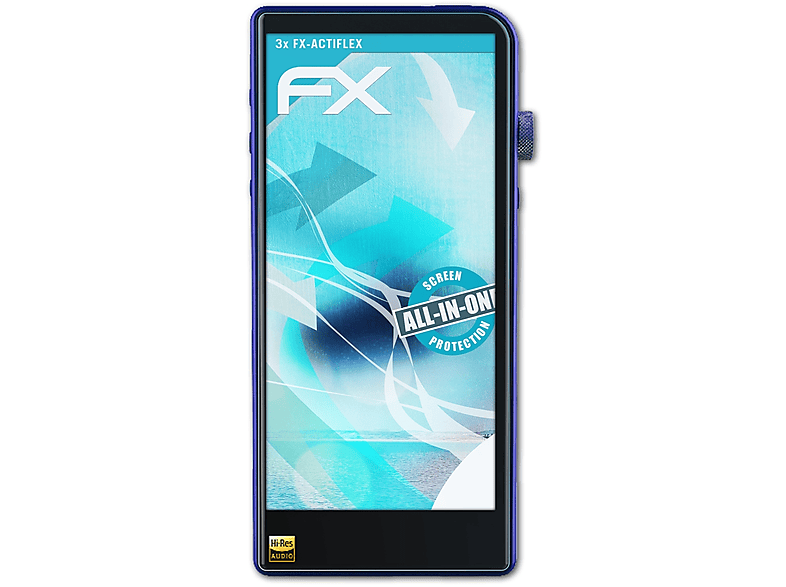 ATFOLIX 3x FX-ActiFleX Displayschutz(für Shanling M3s)