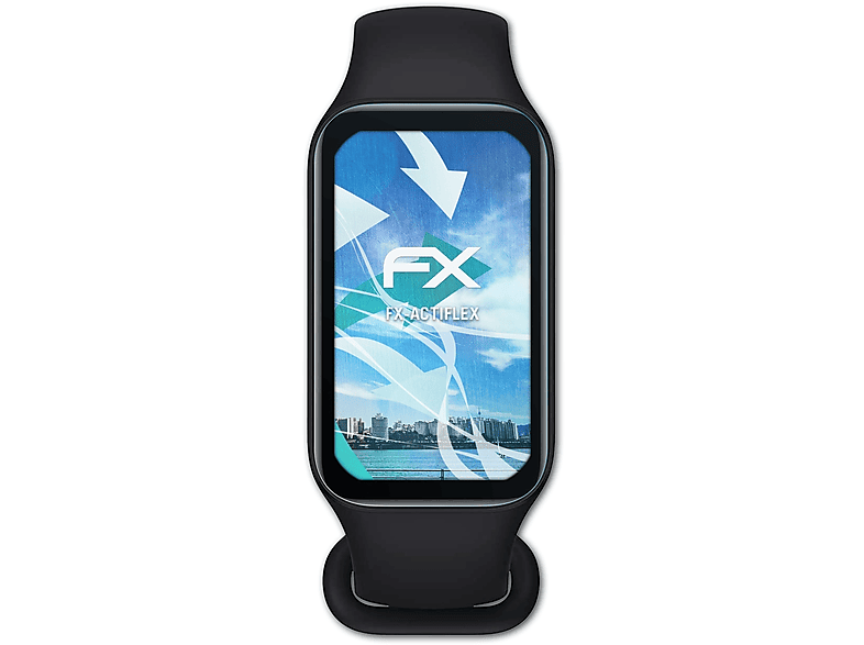 ATFOLIX 3x Smart 2) FX-ActiFleX Redmi Band Xiaomi Displayschutz(für