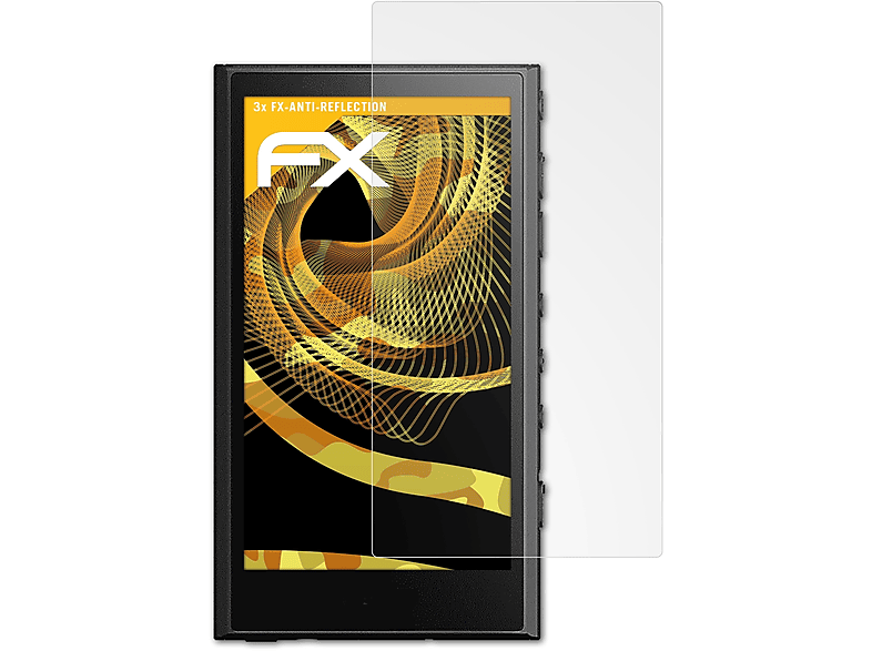 ATFOLIX 3x FX-Antireflex Displayschutz(für Sony Walkman NW-A306)
