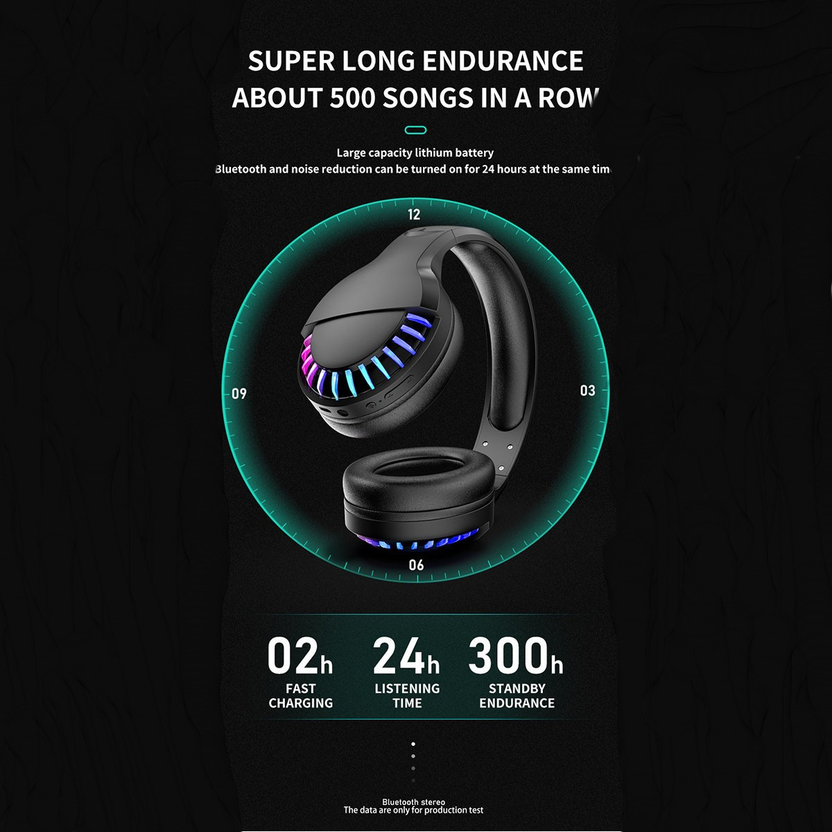 SYNTEK Headset Headset, Wired Kopfhörer Noise Bluetooth Over-ear Bluetooth Schwarzer Gaming Cancelling Kopfbügel schwarz Bluetooth