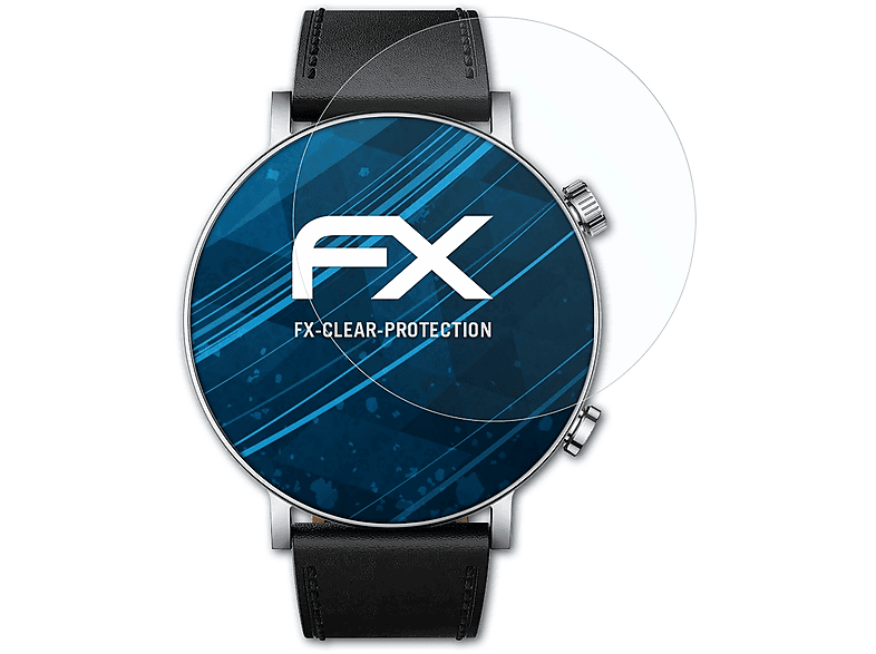 ATFOLIX 3x FX-Clear Displayschutz(für Amazfit GTR 3 Pro Limited Edition)
