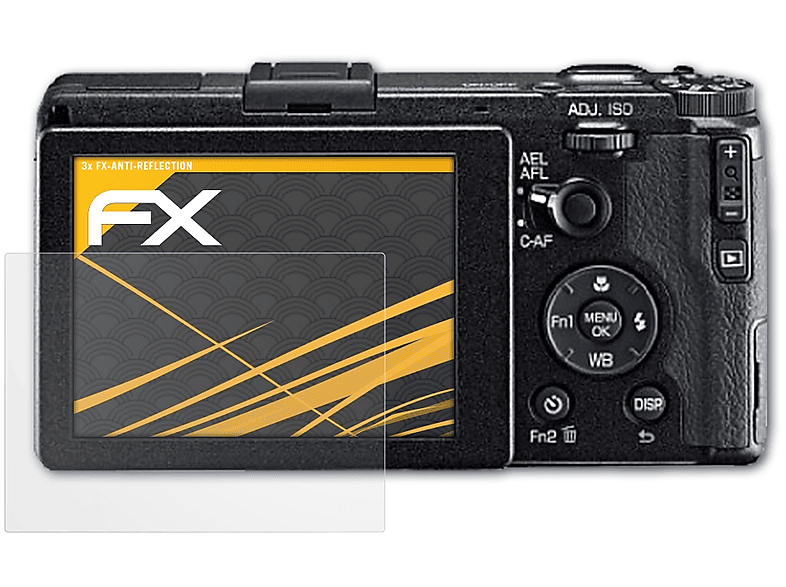 Ricoh 3x FX-Antireflex GR DIGITAL) Displayschutz(für ATFOLIX