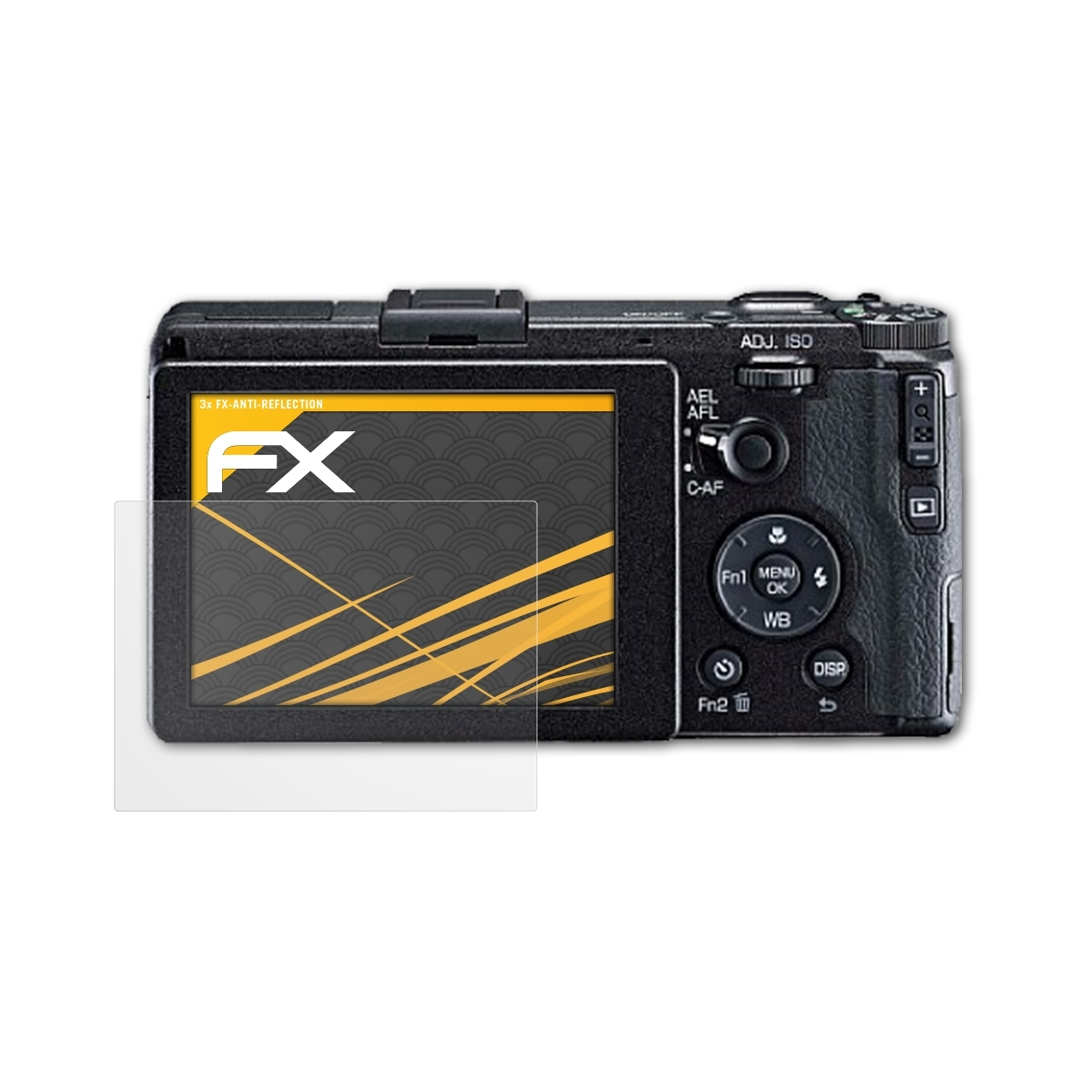FX-Antireflex 3x DIGITAL) ATFOLIX Ricoh GR Displayschutz(für