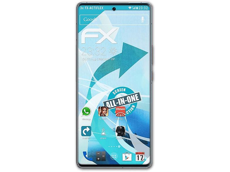 Kaufen Sie die neuesten Artikel im Ausland! ATFOLIX 3x FX-ActiFleX Displayschutz(für Vivo Pro Plus) X90