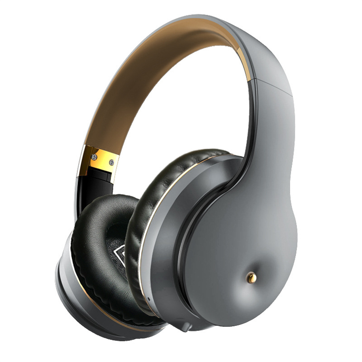 SYNTEK Drahtloses Bluetooth-Headset Stirnband grau Kopfhörer Over-ear Bass, Sport Bluetooth Bluetooth Laufen Kopfhörer Bass