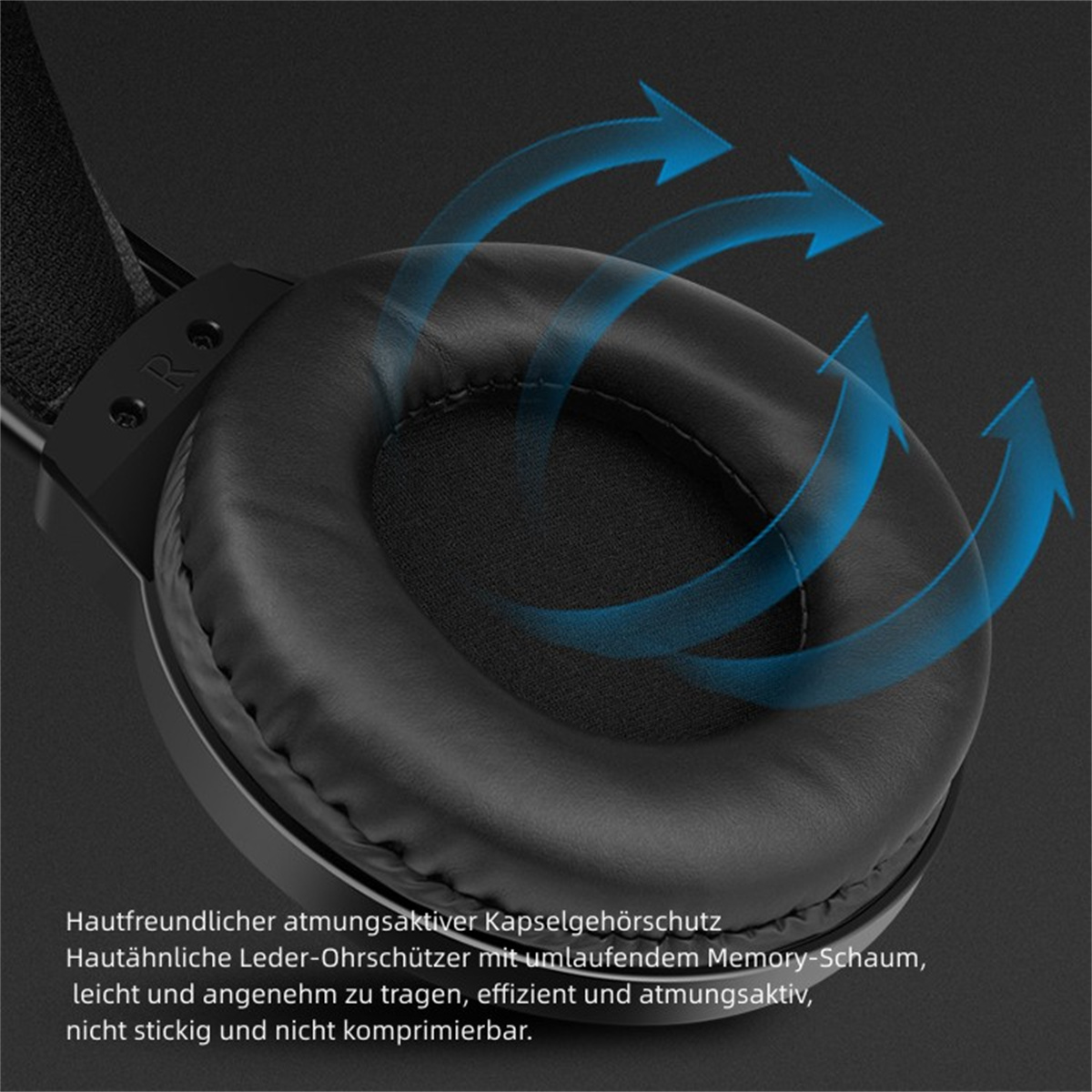 SYNTEK Rosa Headset empfindlich, - Rosa Gaming Over-the-Head Blenden, Headset Buntes Over-ear