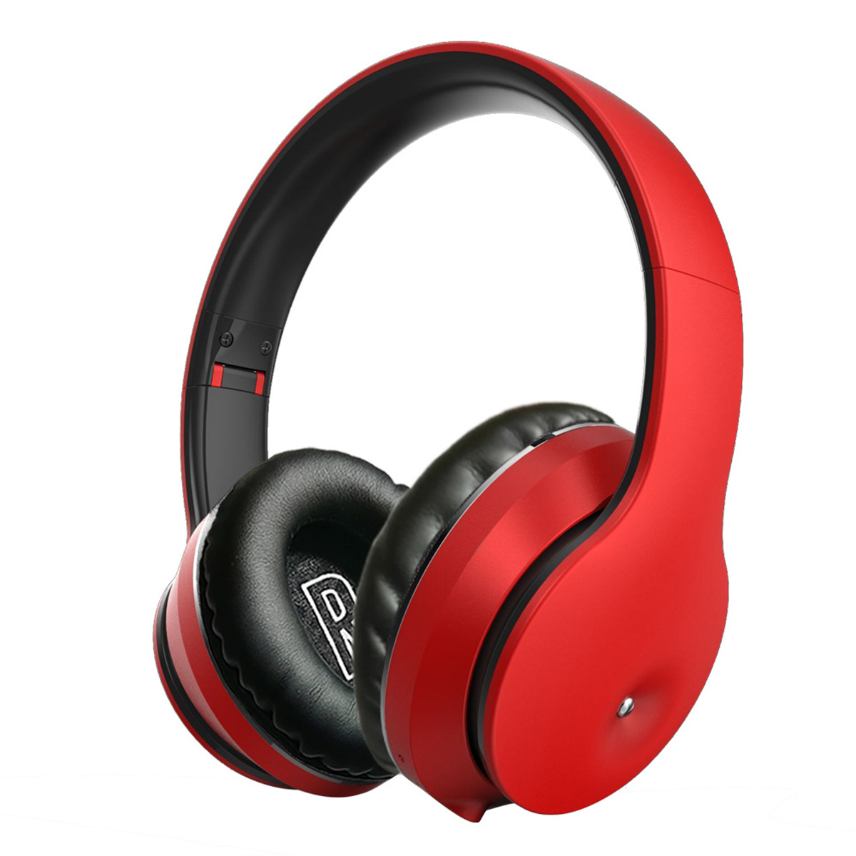 SYNTEK Drahtloses Kopfhörer Bluetooth Bass Sport Bluetooth Over-ear Stirnband Laufen Bluetooth-Headset Kopfhörer Bass, rot