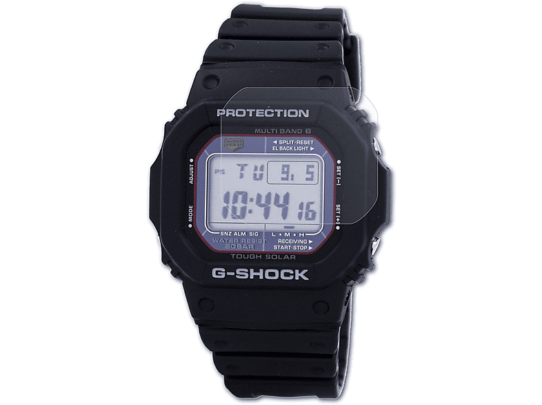 ATFOLIX 3x FX-Clear Displayschutz(für Casio GW-M5610-1) | Smartwatch Schutzfolien & Gläser