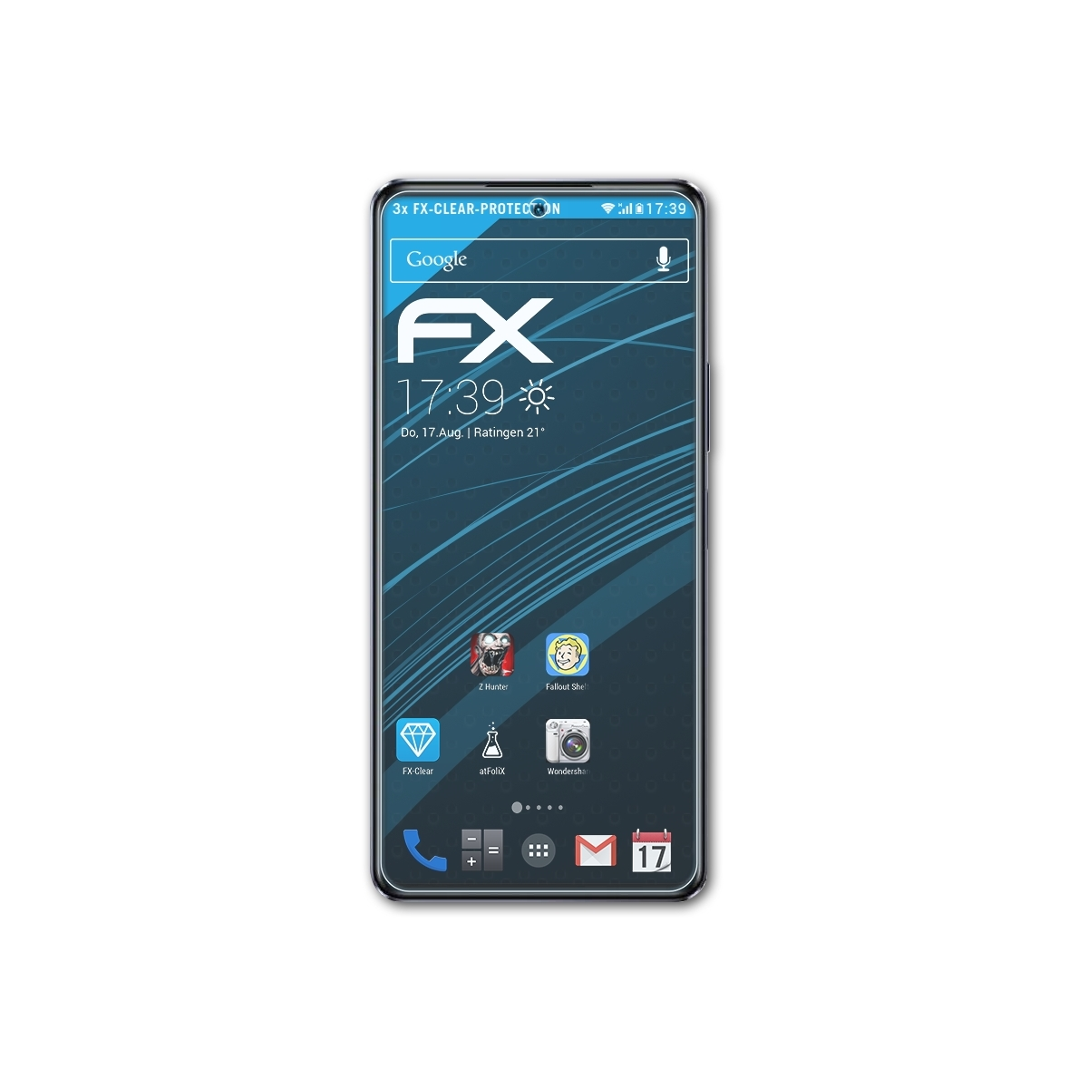 ATFOLIX 3x FX-Clear Displayschutz(für Infinix 30 Pro) Note
