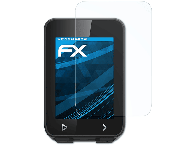iGS320) Displayschutz(für FX-Clear ATFOLIX iGPSPORT 3x