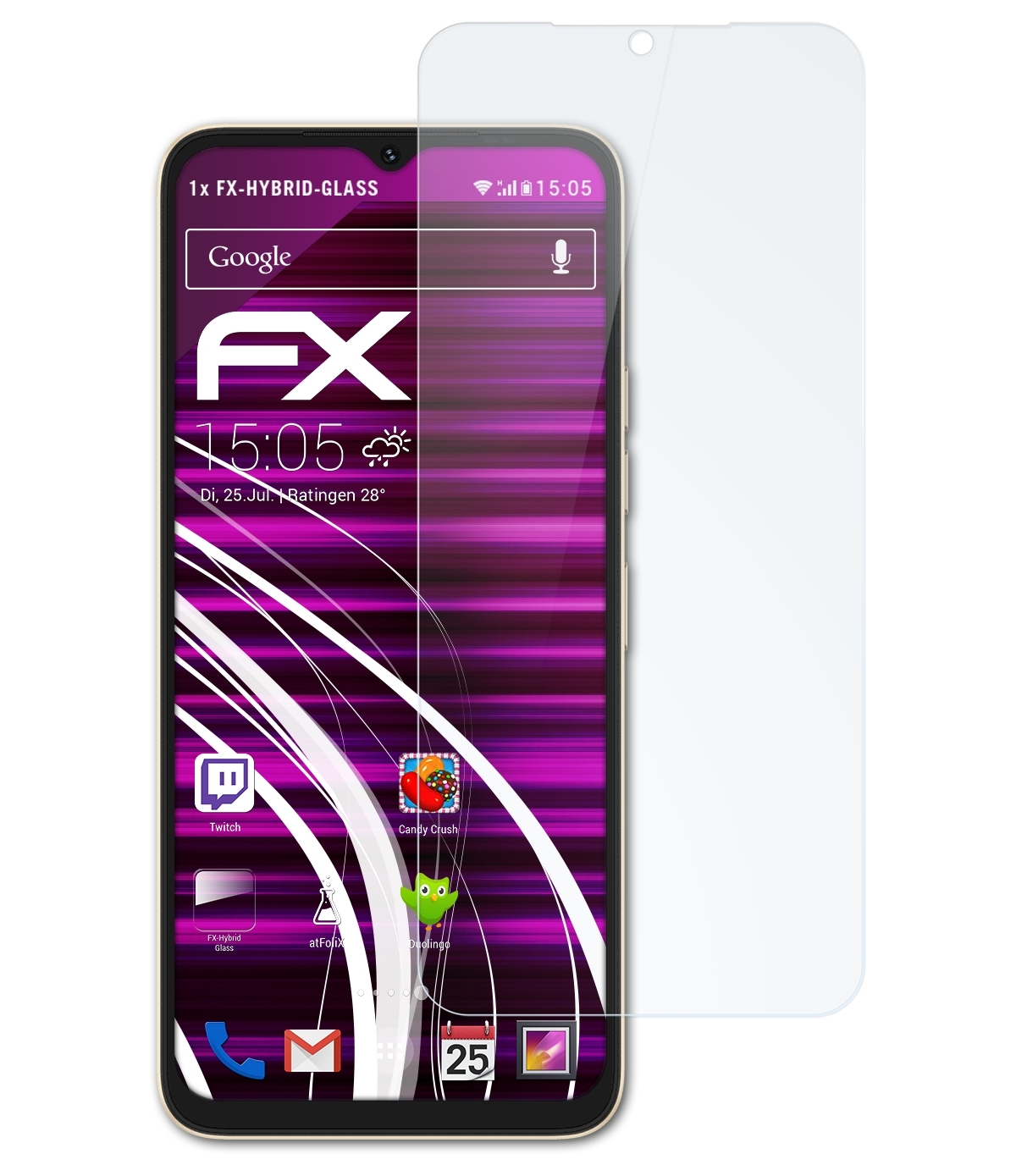 ATFOLIX FX-Hybrid-Glass Schutzglas(für UMiDigi G3 Max)