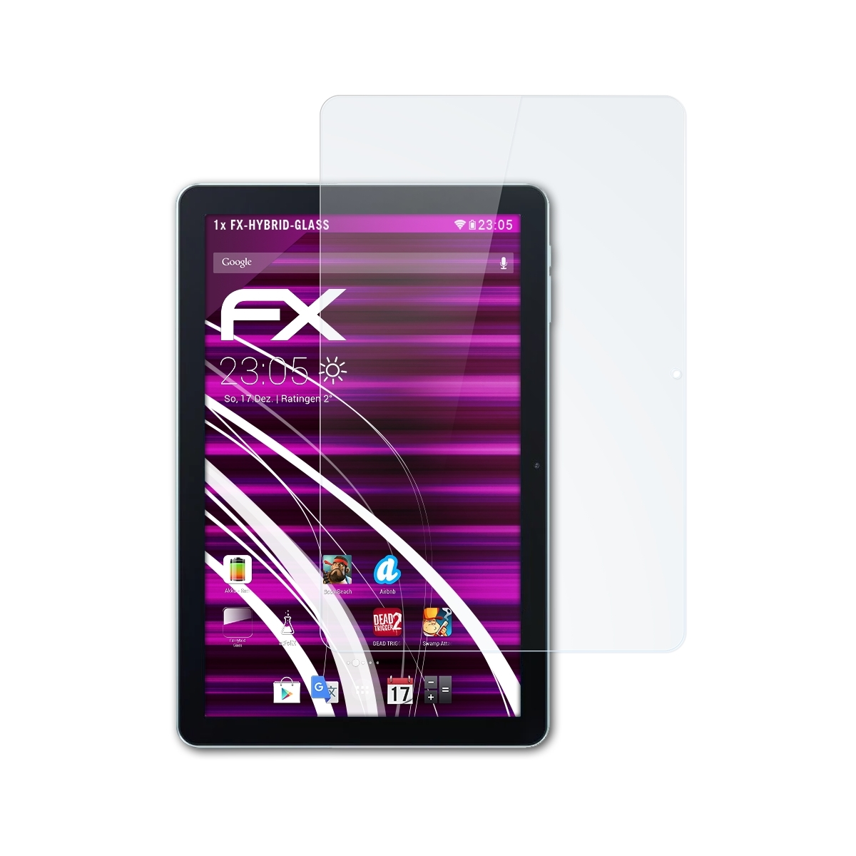 FX-Hybrid-Glass Pad Schutzglas(für Oscal 60) ATFOLIX Blackview