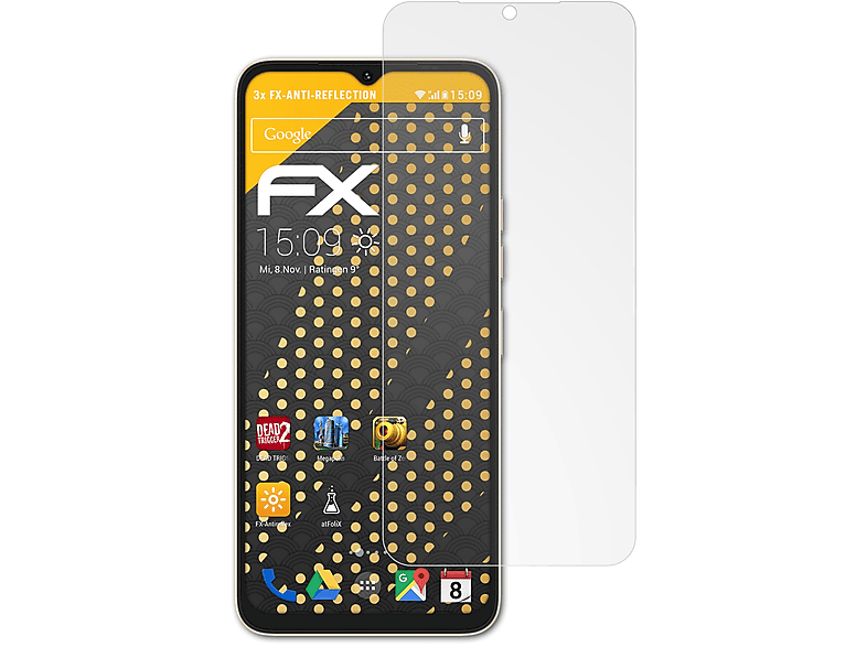 ATFOLIX 3x FX-Antireflex Displayschutz(für UMiDigi Max) G3