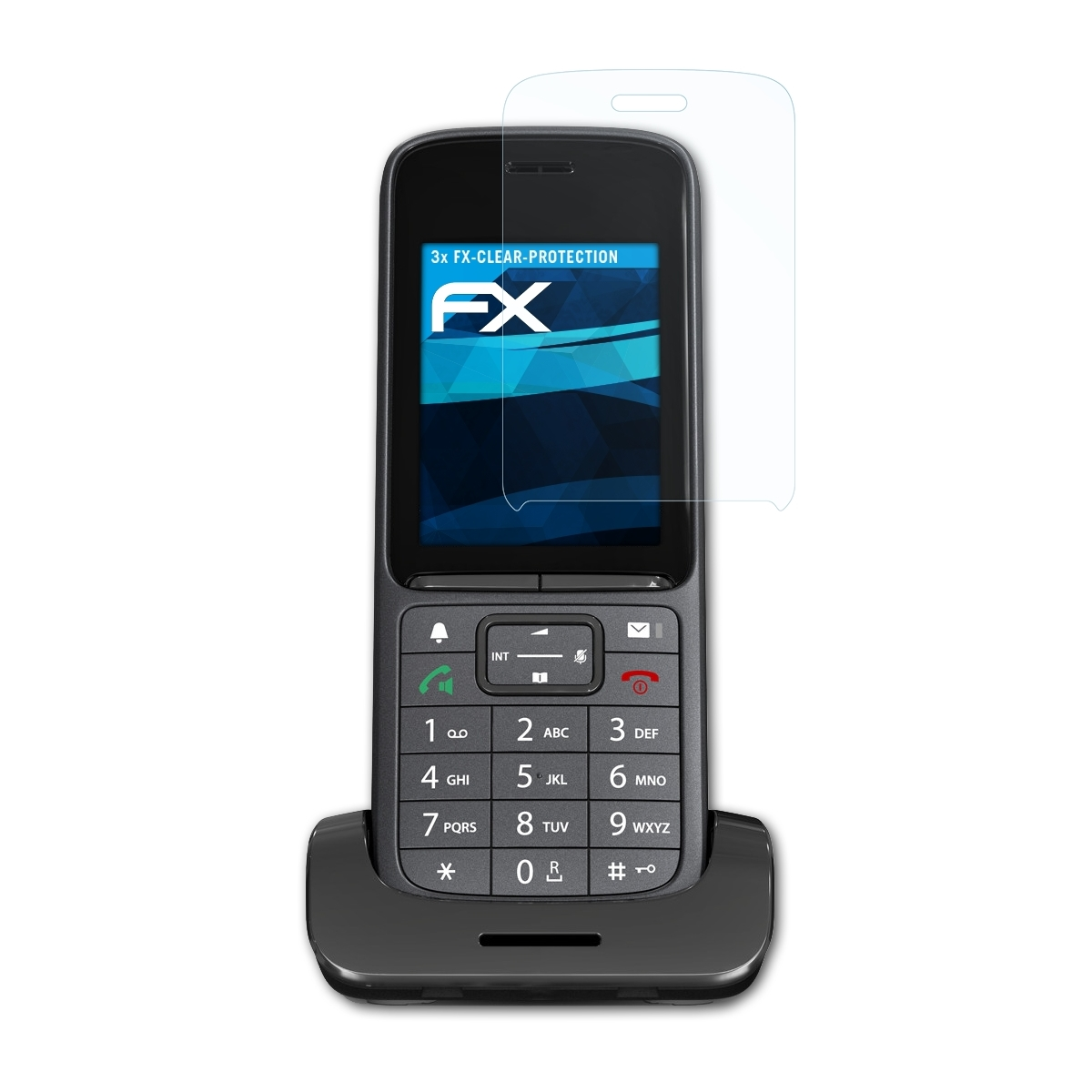 ATFOLIX 3x FX-Clear Displayschutz(für SL800H Gigaset Pro)