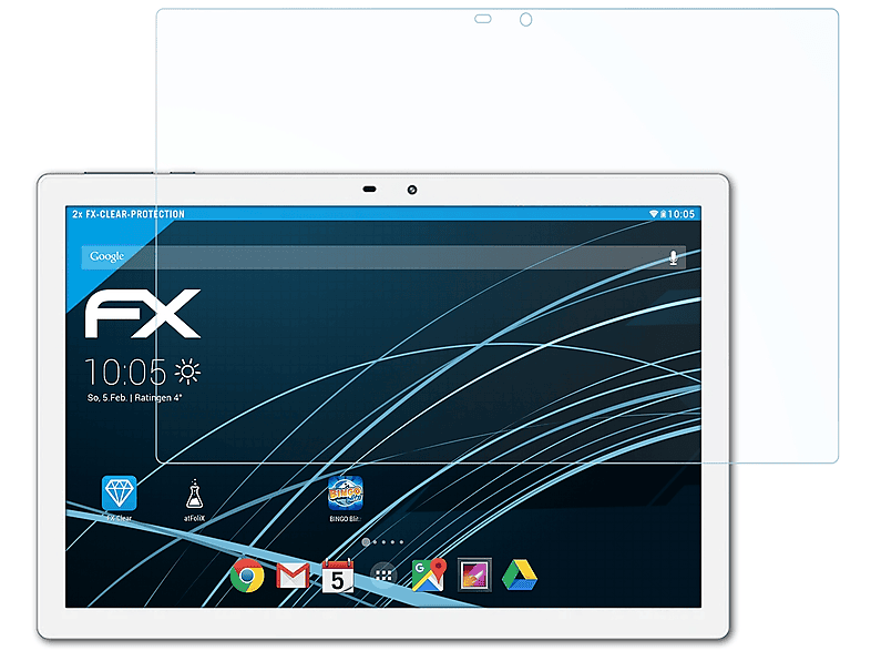 ATFOLIX 2x FX-Clear Displayschutz(für Teclast M30 Pro)
