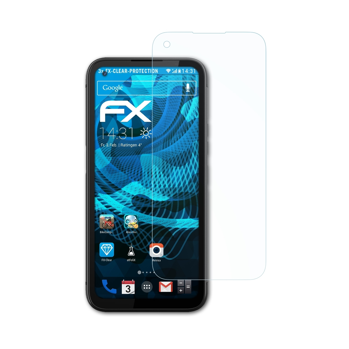 FX-Clear Displayschutz(für GX6 Pro) Gigaset ATFOLIX 3x