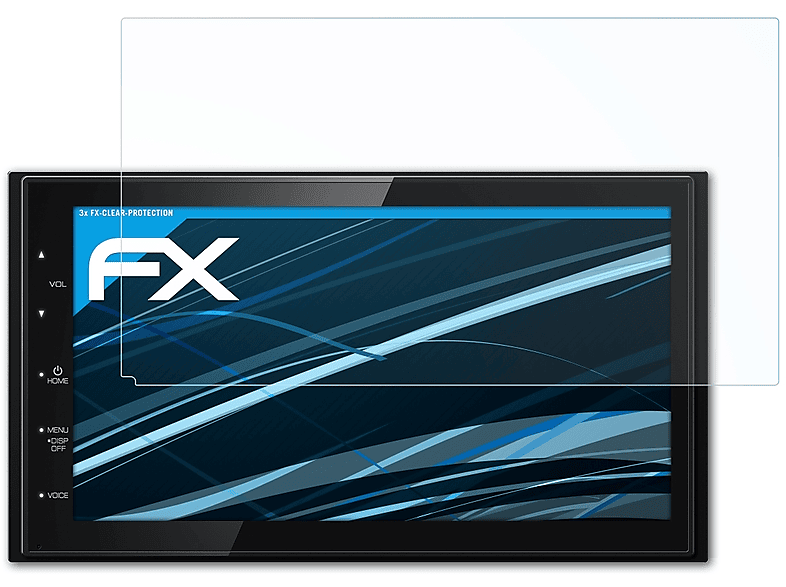 Kenwood Displayschutz(für ATFOLIX 3x DMX5020DABS) FX-Clear