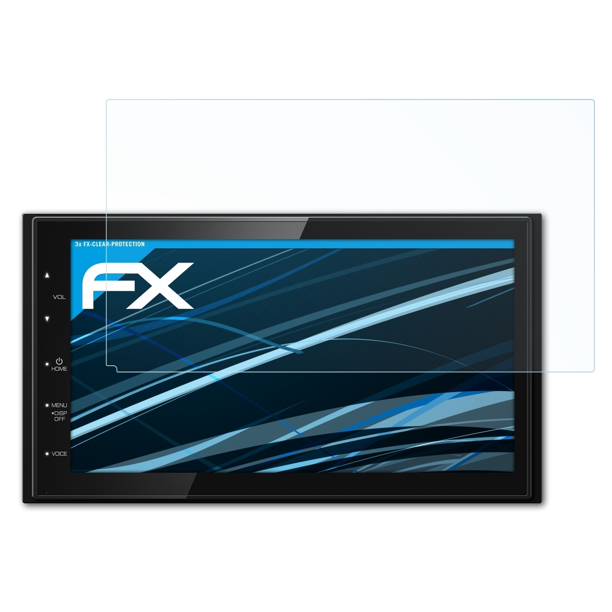 ATFOLIX 3x FX-Clear Displayschutz(für DMX5020DABS) Kenwood
