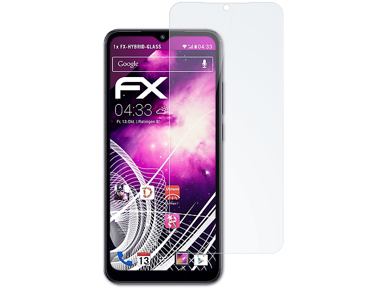 ATFOLIX FX-Hybrid-Glass Schutzglas(für Xiaomi Redmi A2+)