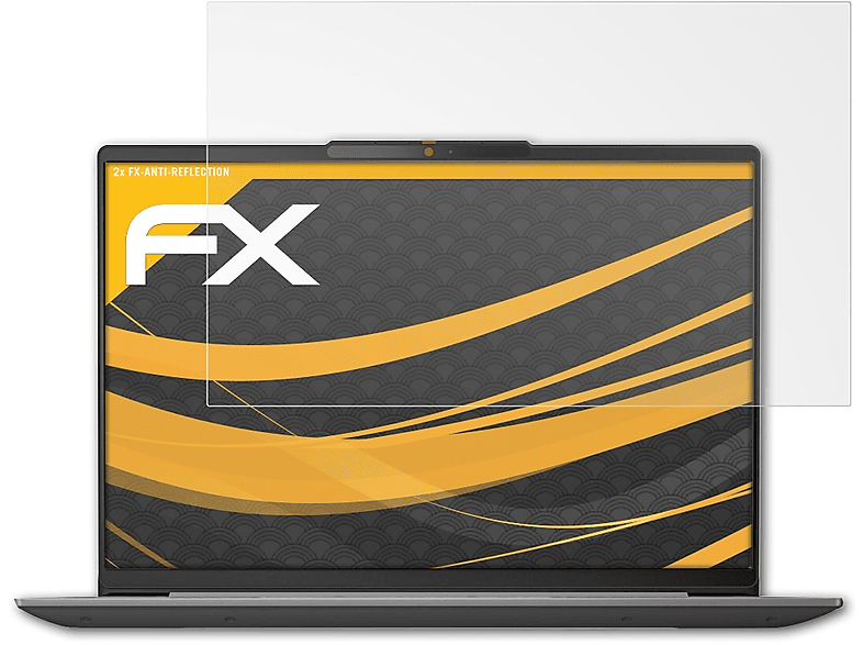 ATFOLIX 2x FX-Antireflex Displayschutz(für Lenovo IdeaPad Slim 5i Gen 8 (14 Inch))