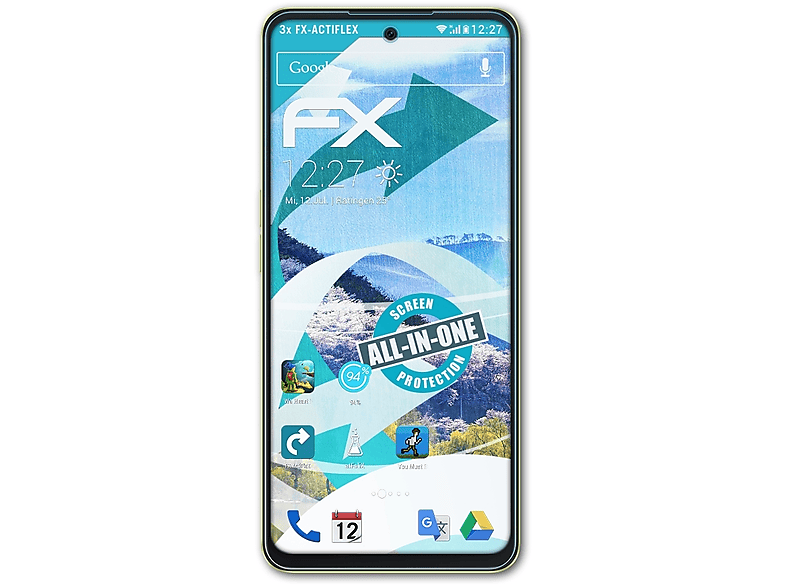ATFOLIX 3x FX-ActiFleX Displayschutz(für OnePlus Nord CE 3 Lite)