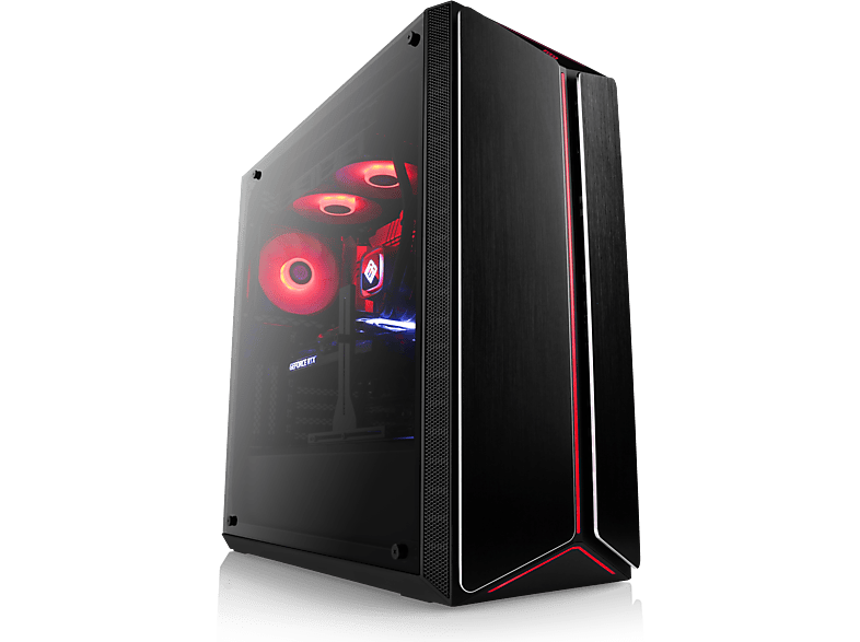 CSL Gaming PC M10250H, Windows 11 Home (64 Bit), Desktop-PC mit AMD Ryzen™ 7 Prozessor, 32 GB RAM, 2000 GB SSD, NVIDIA GeForce RTX™ 4070, 12 GB