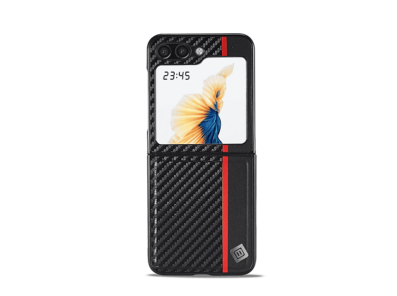 KÖNIG DESIGN Case, Backcover, Samsung, Galaxy Z Flip5 5G, Schwarz | Backcover