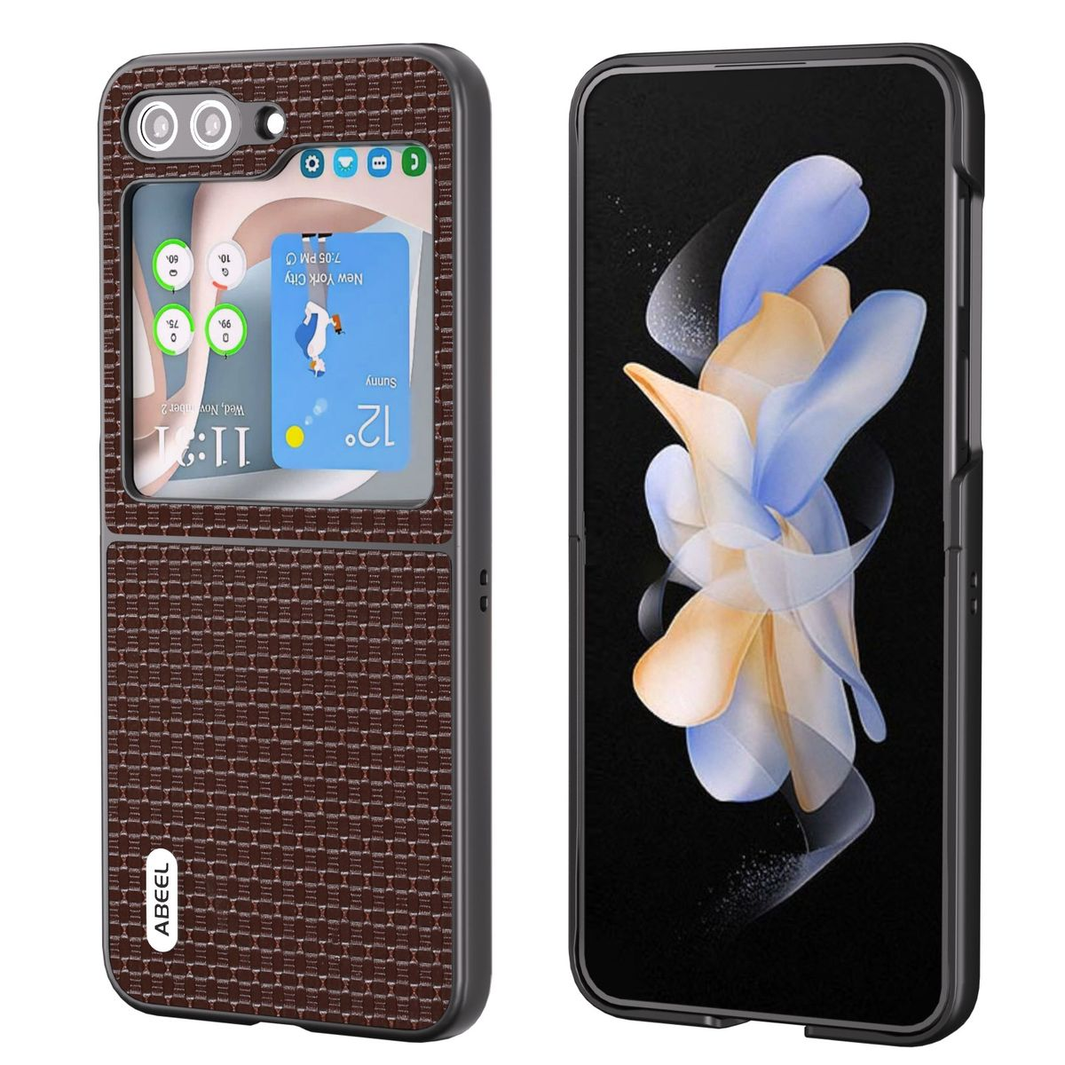 5G, Backcover, Samsung, Braun Case, Galaxy Z KÖNIG DESIGN Flip5