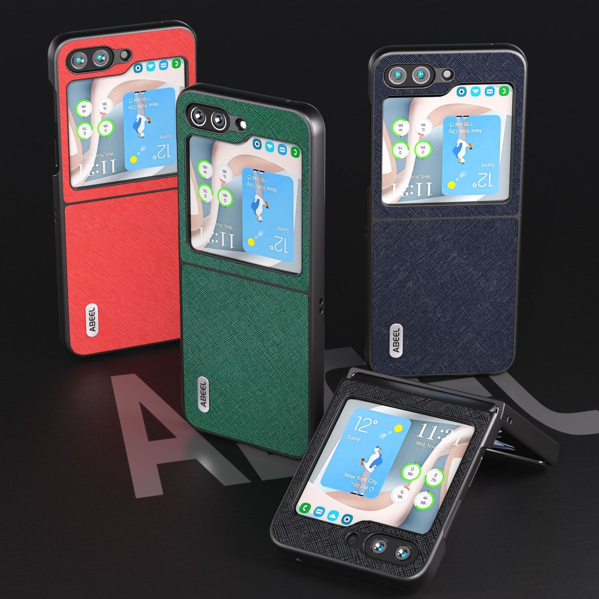 Samsung, 5G, Backcover, Galaxy Grün KÖNIG DESIGN Z Flip5 Case,