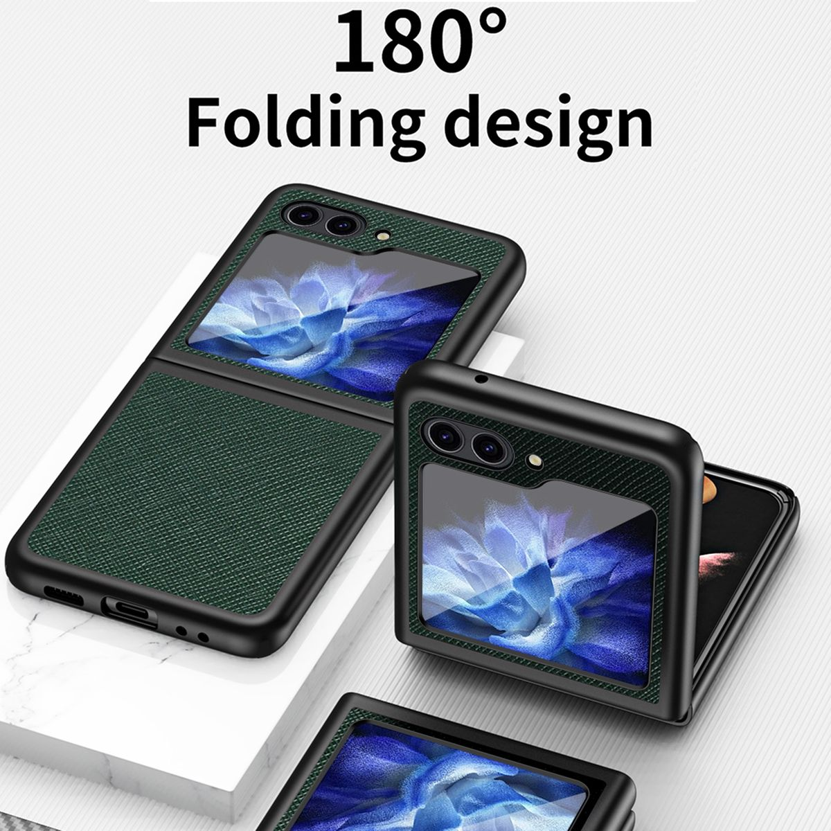 KÖNIG DESIGN Case, Backcover, Samsung, Z Galaxy 5G, Flip5 Rot