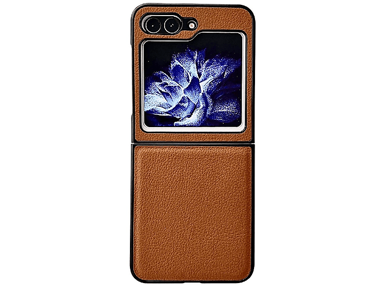 KÖNIG DESIGN Case, Backcover, Galaxy Kaffee Flip5 Z Samsung, 5G