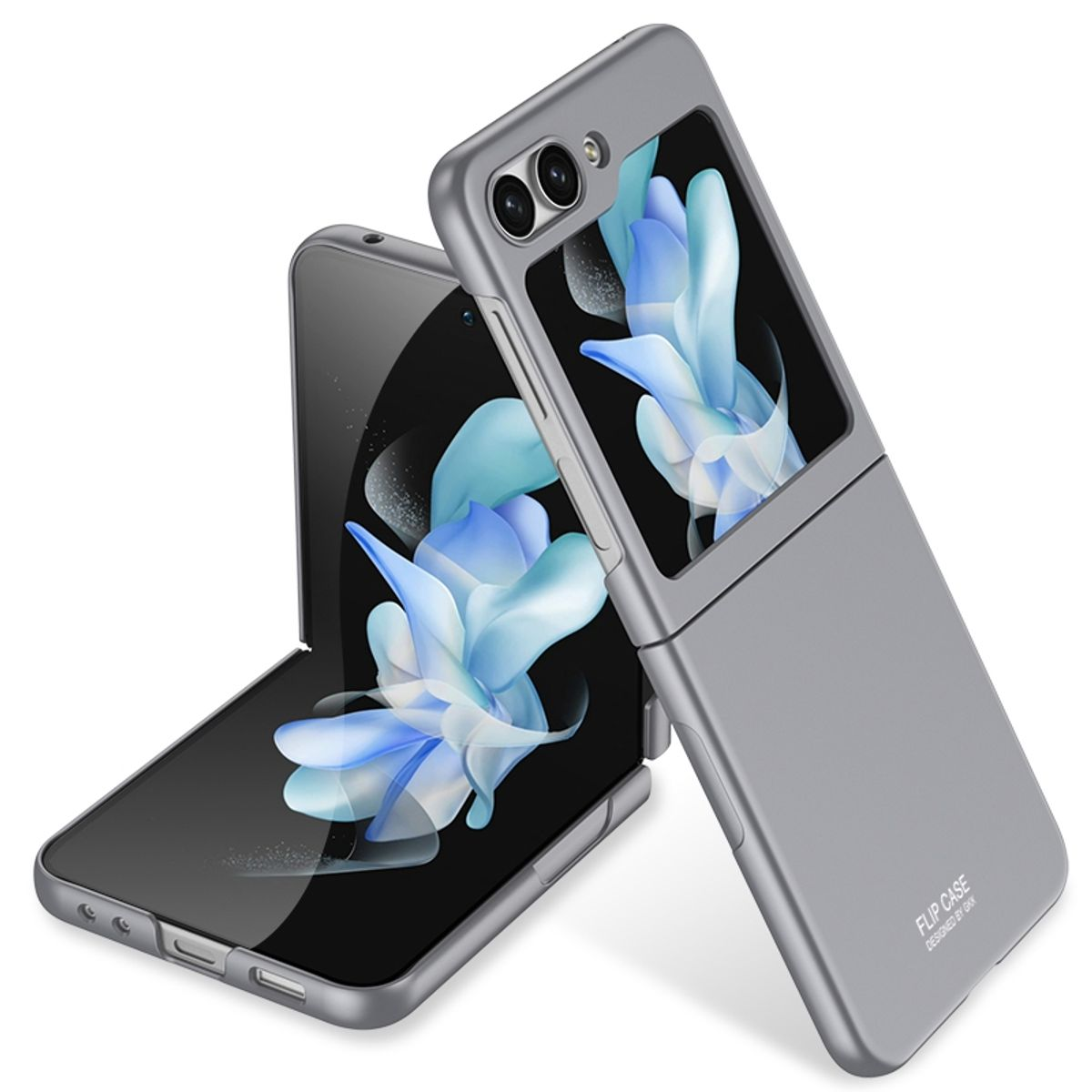 Case, DESIGN Samsung, Grau Galaxy Z Flip5 Backcover, 5G, KÖNIG