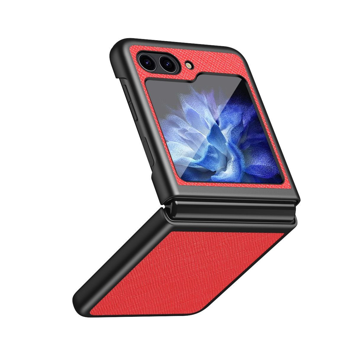 KÖNIG DESIGN Case, Backcover, 5G, Galaxy Samsung, Rot Flip5 Z