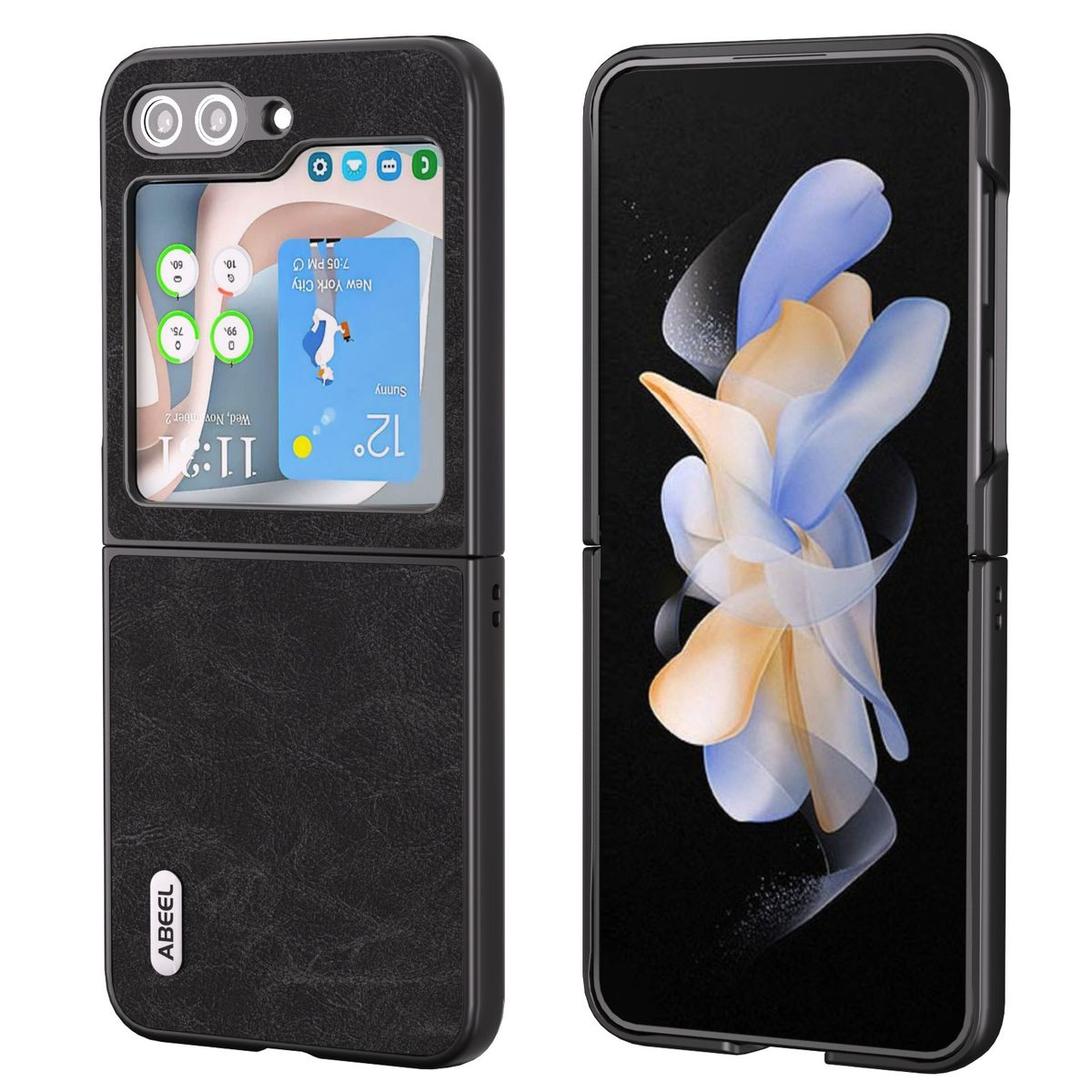 Schwarz Z KÖNIG Flip5 5G, Galaxy DESIGN Backcover, Samsung, Case,