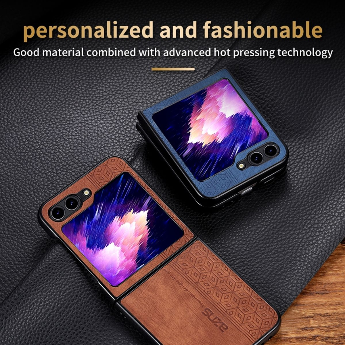 Samsung, DESIGN Case, Backcover, Flip5 Lila Galaxy Z 5G, KÖNIG