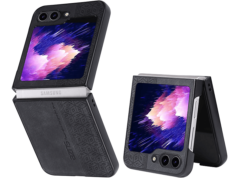 DESIGN Samsung, Galaxy Case, 5G, Flip5 Z KÖNIG Backcover, Schwarz