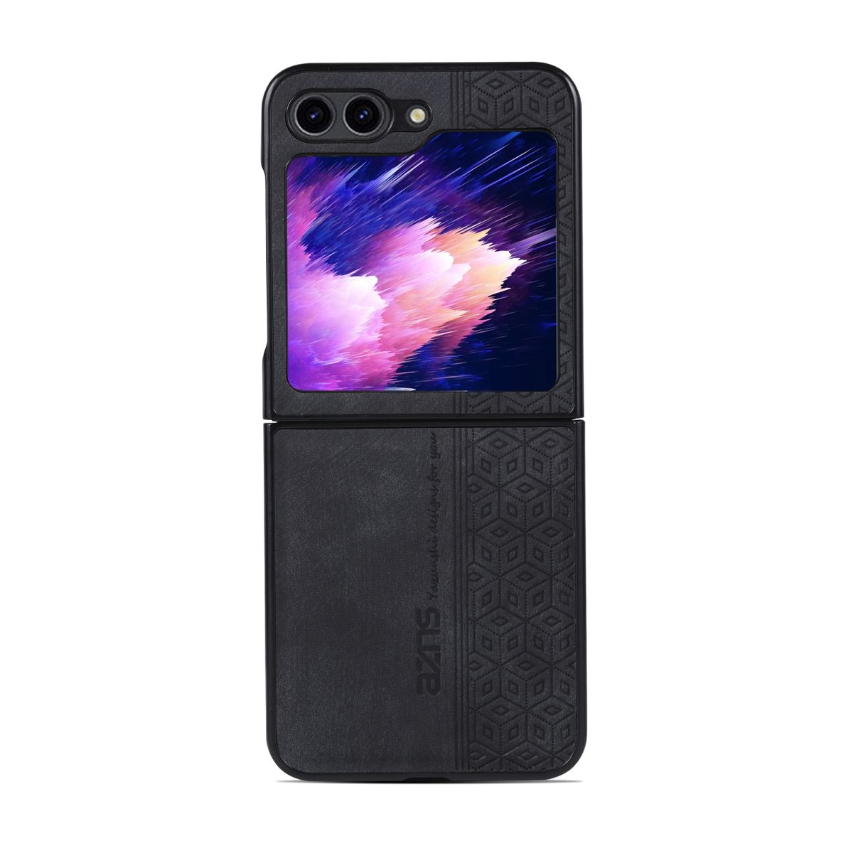 Z Flip5 5G, Backcover, Schwarz Galaxy Samsung, DESIGN Case, KÖNIG