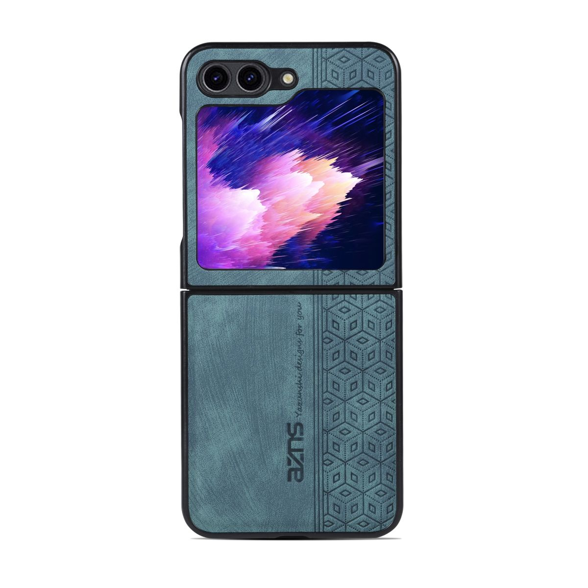 Samsung, Z DESIGN Grün Flip5 Case, Backcover, KÖNIG 5G, Galaxy