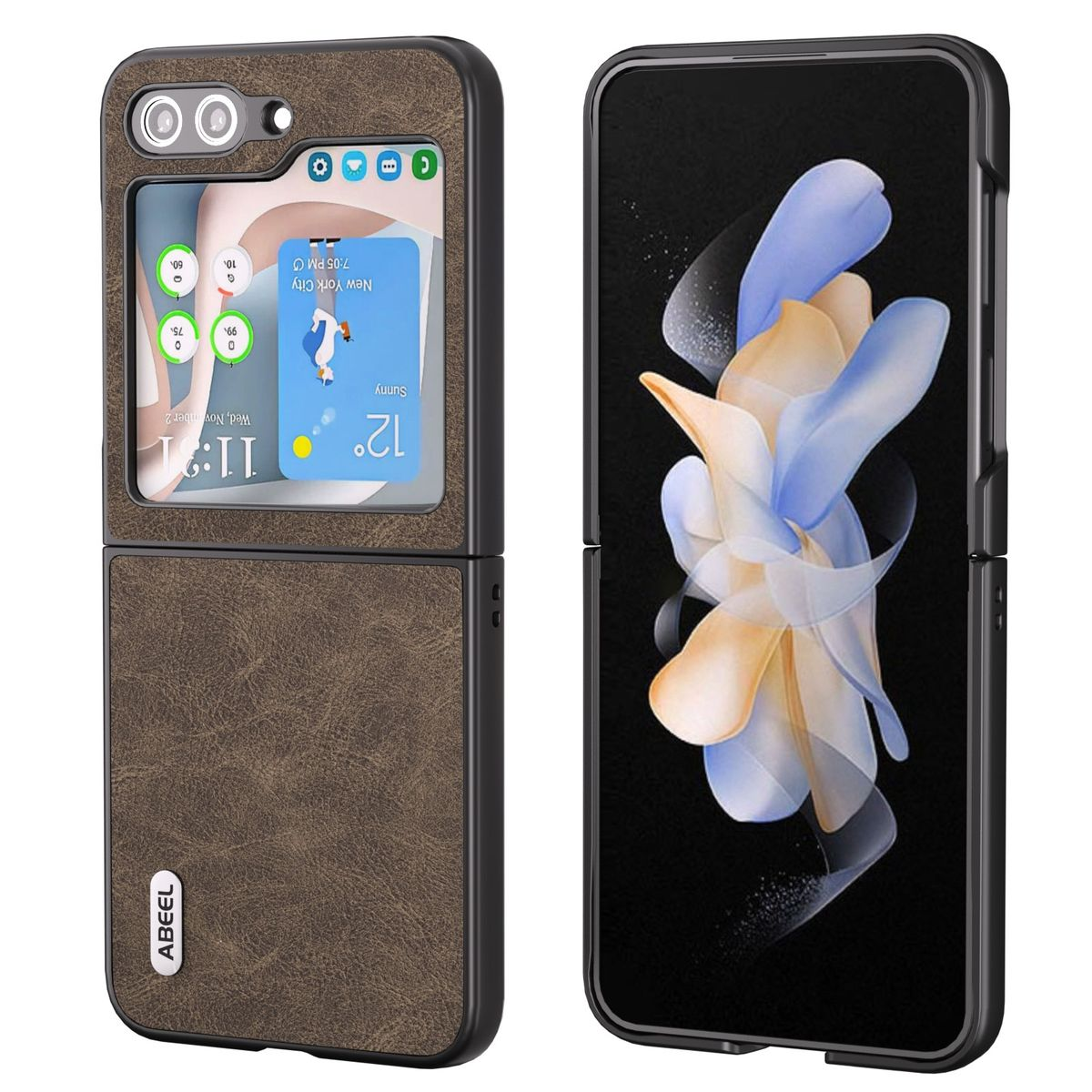 KÖNIG DESIGN Z Flip5 Samsung, 5G, Case, Khaki Backcover, Galaxy