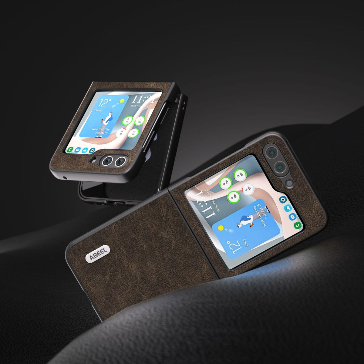 KÖNIG DESIGN Case, Samsung, Flip5 Z Khaki Galaxy 5G, Backcover
