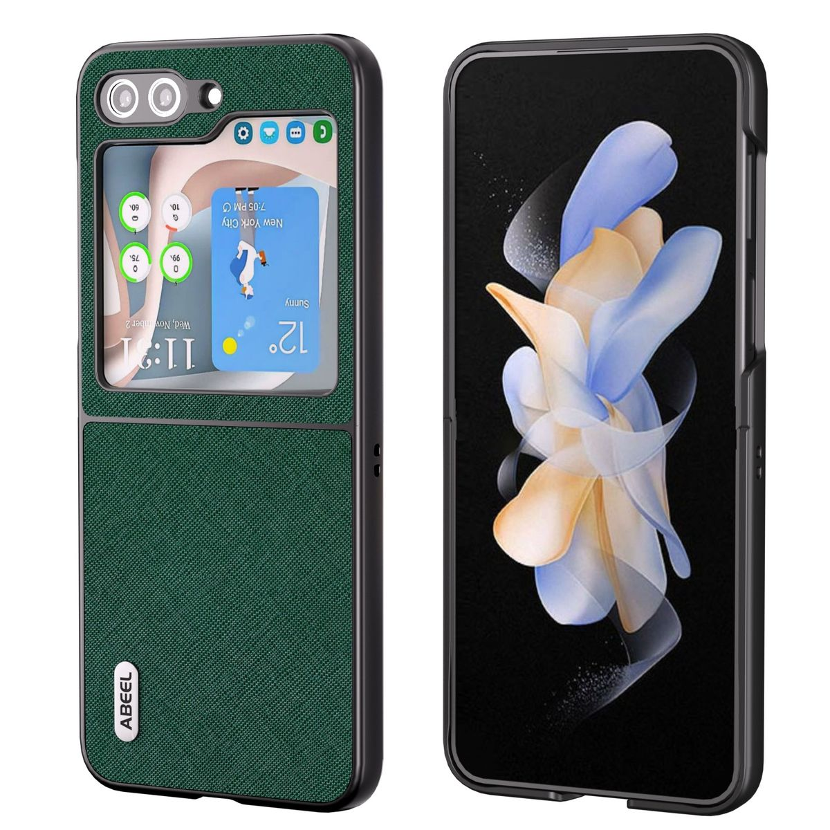 5G, Case, Galaxy KÖNIG Grün Flip5 Backcover, DESIGN Z Samsung,