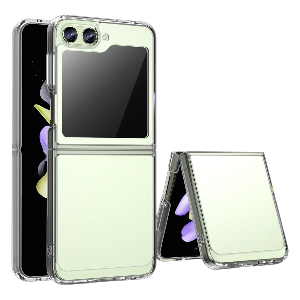 Flip5 DESIGN 5G, Samsung, Transparent Galaxy Case, Backcover, Z KÖNIG