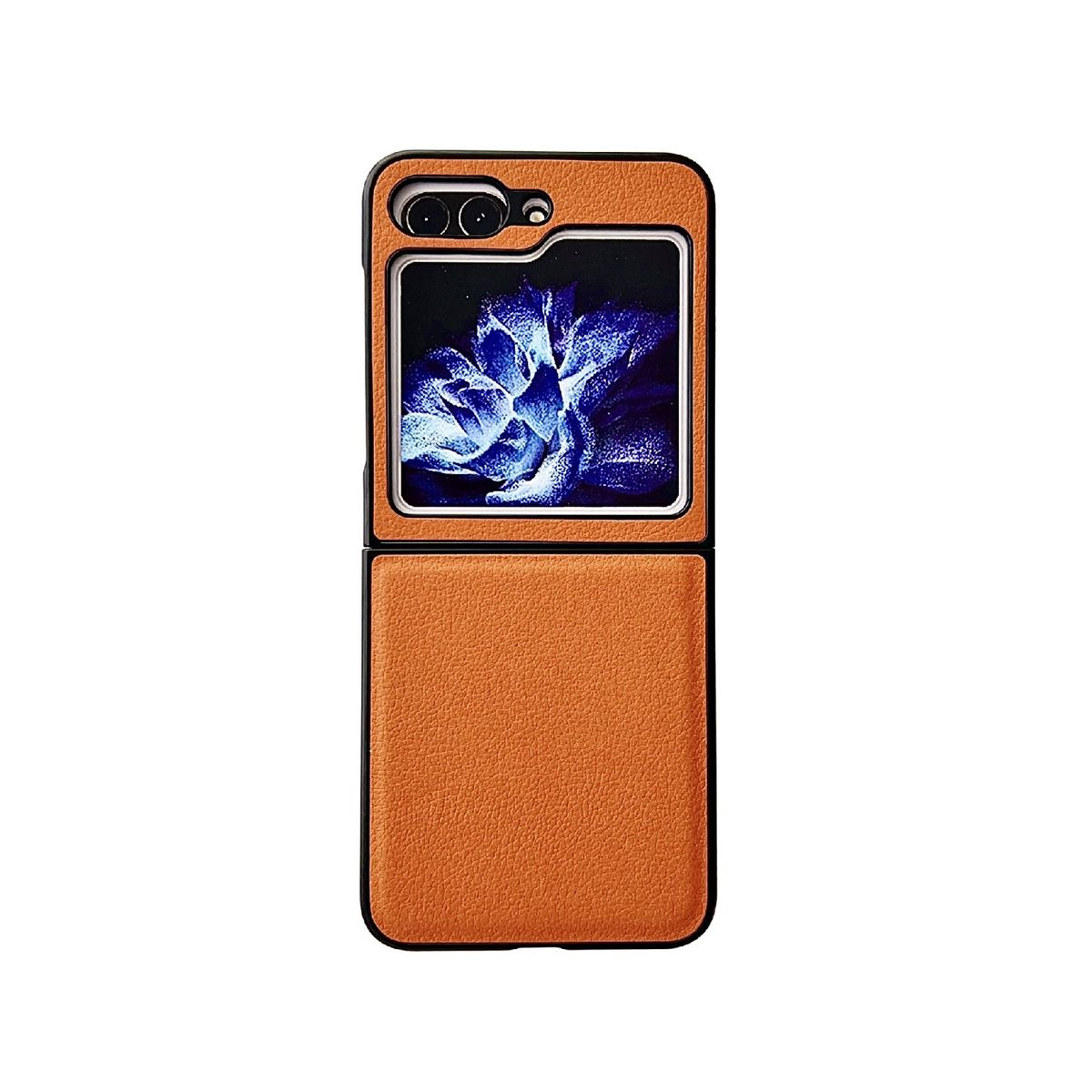 KÖNIG DESIGN Flip5 5G, Braun Case, Samsung, Galaxy Backcover, Z