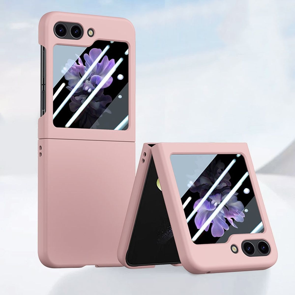 Galaxy Z DESIGN Backcover, 5G, Case, Rosa KÖNIG Flip5 Samsung,