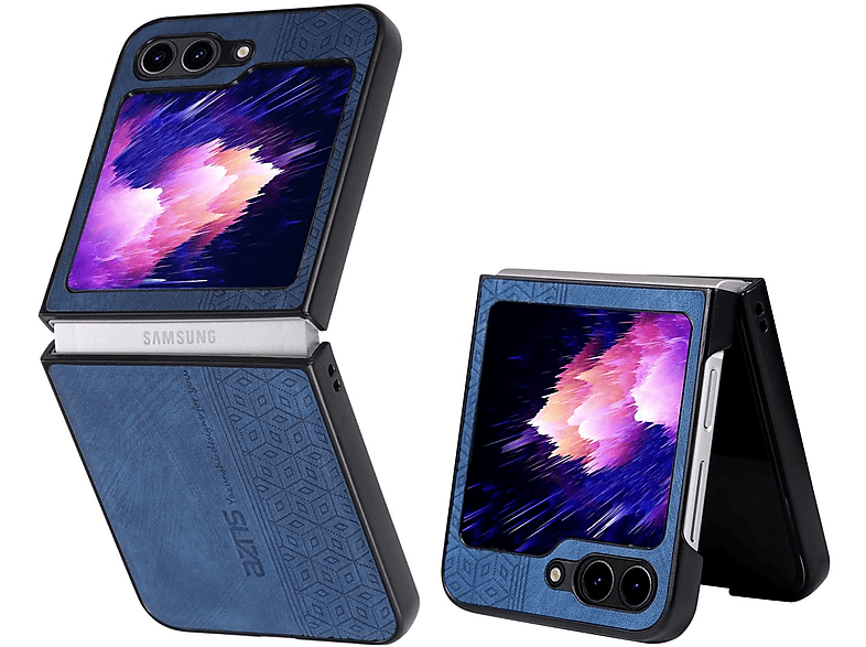 DESIGN Blau 5G, Samsung, Z Flip5 Galaxy KÖNIG Backcover, Case,