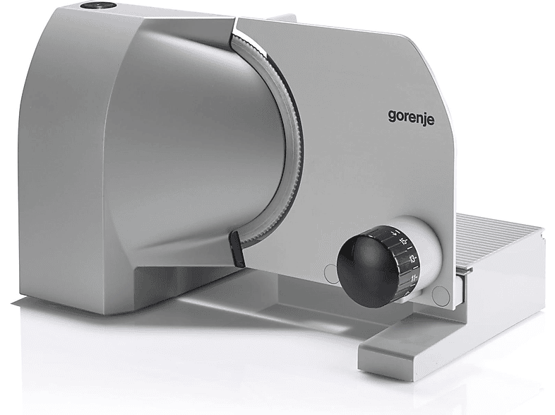 GORENJE R708A Wellenschliff Aluminium 100W Allesschneider
