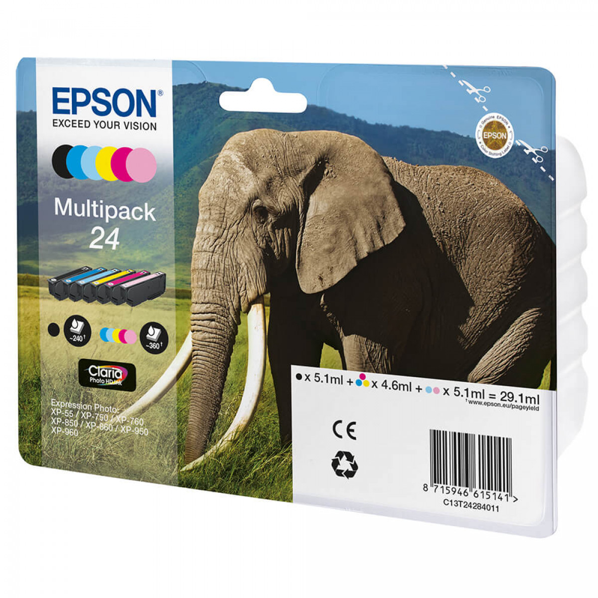 EPSON 64234985 Tinte multicolor (C13T24284011)