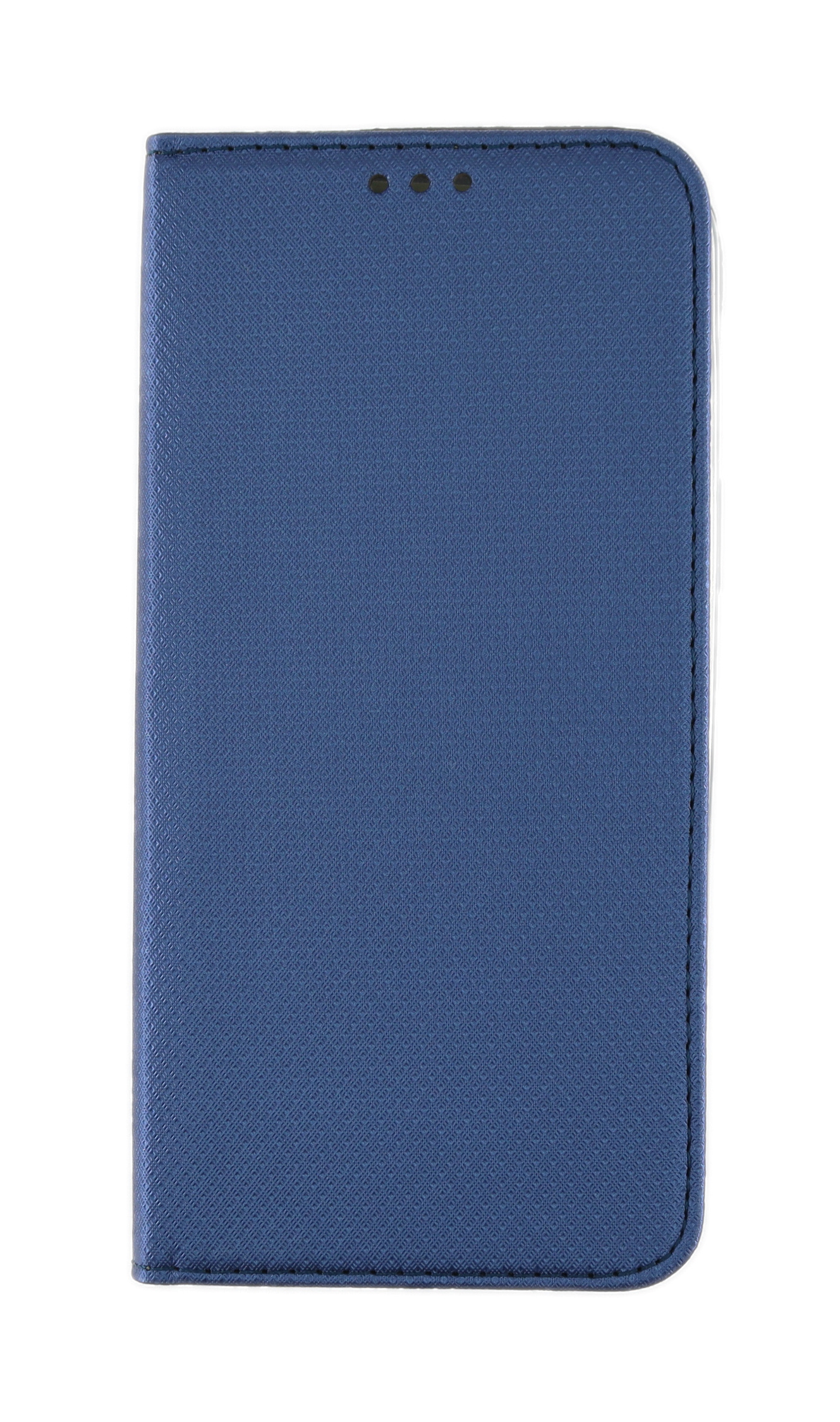 JAMCOVER Texture, Apple, Bookcase iPhone Bookcover, 13 Marineblau Pro,